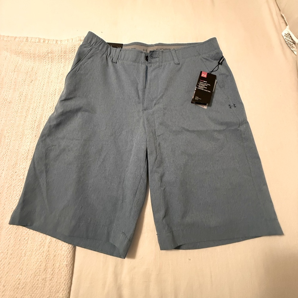 Under Armour Men's Light Blue Flat Front Shorts